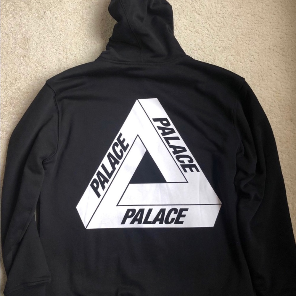 Palace ‘Reverso’ Hoodie Black/Grey reversible